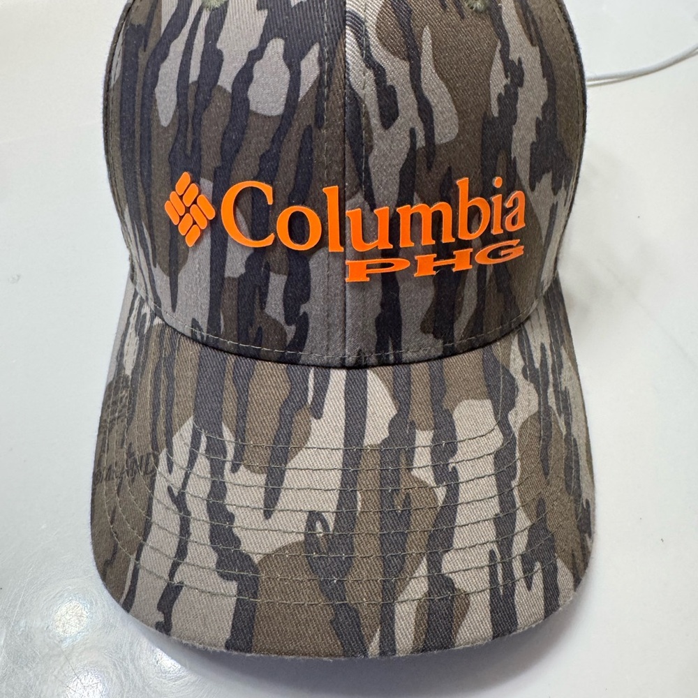Columbia PHG Camouflage Cap with Orange Logo